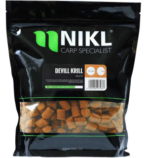 Nikl Pelety Devill Krill s dírkou 18mm/1kg