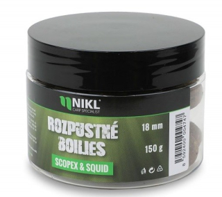 Nikl Rozpustné boilies Scopex & Squid 18mm/150g