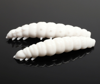 Libra Lures Larva 45 - White (Cheese) /8 ks