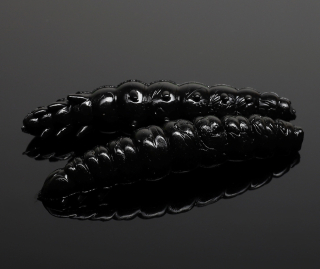Libra Lures Larva 45 - Black (Cheese) /8 ks