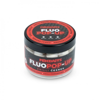 Mikbaits Plovoucí boilie fluo Chilli Česnek 14mm/150ml
