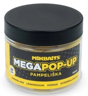 Mikbaits Mega plovoucí fluo boilie Pampeliška 25mm/300ml