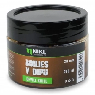 Nikl Boilies v dipu Devill Krill 24mm/250g