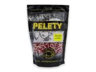 Carp Servis Václavík Pelety Fluo Feeder Jahoda-Česnek 4mm/700g