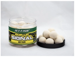 Jet Fish SIGNAL Pop Up boilies Bílý pepř 20mm/60g