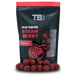 TB Baits Boilie GLM Squid Strawberry 16mm/1kg