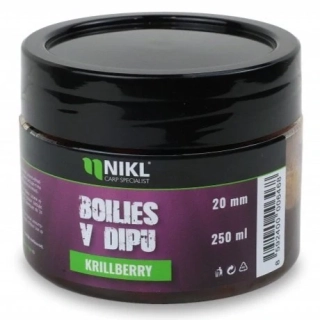 Nikl Boilies v dipu Krill Berry 20mm/250g