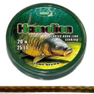 Katran Ztužená návazcová šňůrka Coated braided hook links HAMELION 25 lb /20m