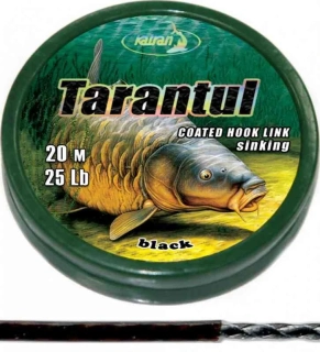 Katran Ztužená návazcová šňůrka Coated braided hook links TARANTUL 25 lb /20m