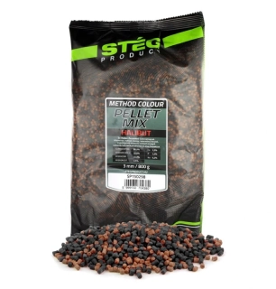 Stég Pellet mix Halibut 3mm/800g