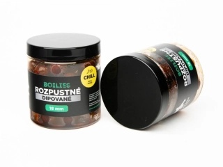 Carpsonbaits Rozpustné dipované boilies CHILL 24mm/250ml