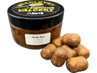 A Baits Dipované rychle rozpustné válečky Krab Asa 15x20mm/100g 