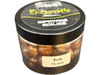 A Baits Dipované boilies Enzymatic Krab 15mm/130g