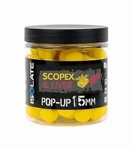 Shimano Plovoucí boilie Isolate Pop-Up Scopex Liver 15mm/80g