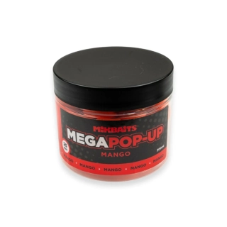 Mikbaits Mega plovoucí fluo boilie Mango 25mm/300ml