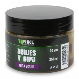 Nikl Boilies v dipu Giga Squid 20mm/250g
