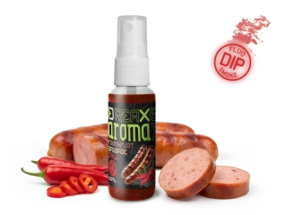Delphin Dipovací sprej AromaX Frankfurtská klobása-Chilli 30ml