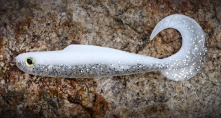 Redbass Gumová nástraha Twister Kixter White G 125 mm