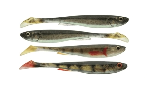 Daiwa Gumová nástraha Prorex Real Slim Shady Live Color Set 10,5cm/4 ks