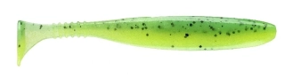 Daiwa Gumová nástraha Daiwa Tournament D'Fin UV Chartreuse Tiger 10cm/7 ks