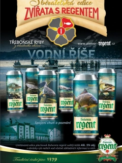 Bohemia Regent Rybí edice Světlý ležák 12° 6 ks