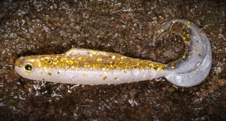 Redbass Gumová nástraha Twister Kixter Gold/Silver GT 125 mm