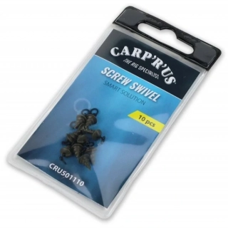 Carp´R´Us Obratlík s vrutem Screw Swivel /10ks