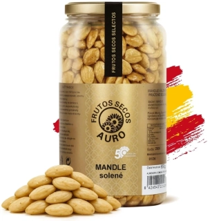 Auro Frutos Secos Mandle pražené solené 950g