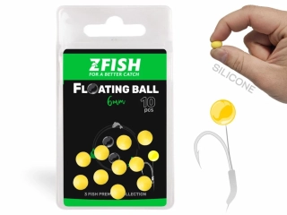 Zfish Plovoucí Silikonová Kulička 6mm/10 ks