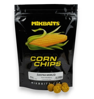 Mikbaits Corn Chips boilie Švestka Moruše 20mm/300g