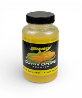 Mikbaits Corn Chips booster Švestka Moruše 250ml