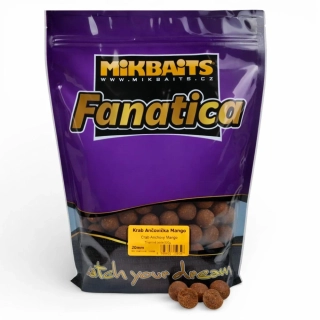 Mikbaits Fanatica boilie Krab Ančovička Mango 20mm/900g