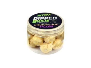 Stég Dipped boilie N-Butyric Plum 20mm/100g