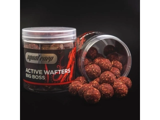 Squat Carp Active Wafters rozpustné neutrálně vyvážené boilies Big Boss 18mm/150g