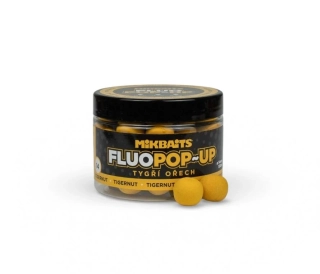 Mikbaits Plovoucí boilie fluo Tygří ořech 14mm/150ml
