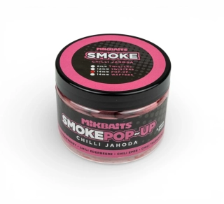 Mikbaits Plovoucí boilie Smoke Pop-Up Chilli Jahoda 14mm/150ml