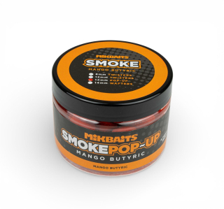 Mikbaits Plovoucí boilie Smoke Pop-Up Mango Butyric 14mm/150ml