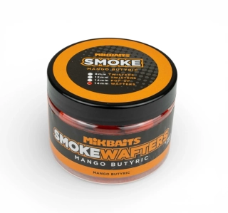Mikbaits Vyvážené boilie Smoke Wafters Mango Butyric 14mm/150ml