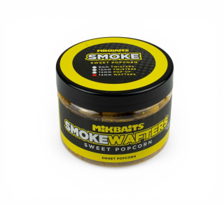 Mikbaits Vyvážené boilie Smoke Wafters Sweet Popcorn 14mm/150ml