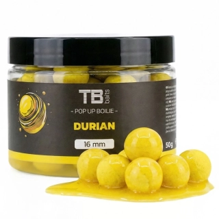 TB Baits Plovoucí Boilie Pop-Up Durian + NHDC 12mm/50g