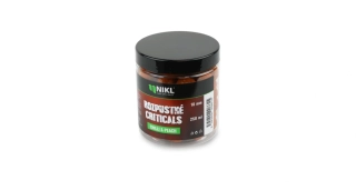 Nikl Rozpustné Criticals boilie Chilli & Peach 18mm/250ml