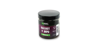 Nikl Black halibut pelety v dipu Gigantica 15+20mm/250ml