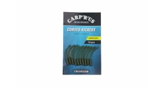 Carp´R´Us Rovnátko Curved Kickers Large Olive/Grey /10 ks