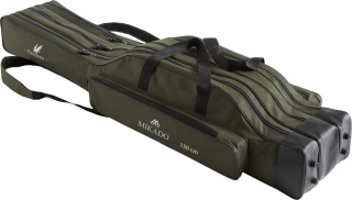 Mikado Obal na pruty tříkomorový zesílený zelený 120 cm