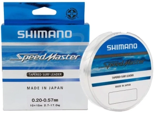 Shimano Ujímaný vlasec Speedmaster Surf Taper ld Clear 0,26-0,57mm/10x15m
