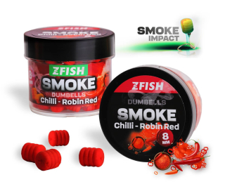 Zfish Smoke Pop-Up Dumbells Chilli & Robin Red 8mm/20g