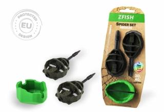 Zfish Sada krmítek Method Feeder set Spider Medium 30+40g + formička