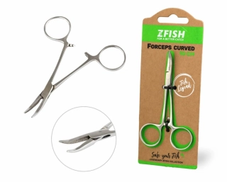 Zfish Pean zahnutý Forceps Curved 10 cm