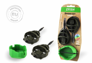 Zfish Sada krmítek Method Feeder set Spider Large 70+80g + formička