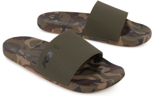 Fox Pantofle Khaki/Camo Sliders